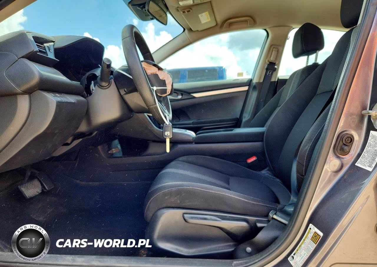2019 Honda Civic Lx VIN:19XFC2F69KE030388 - 7