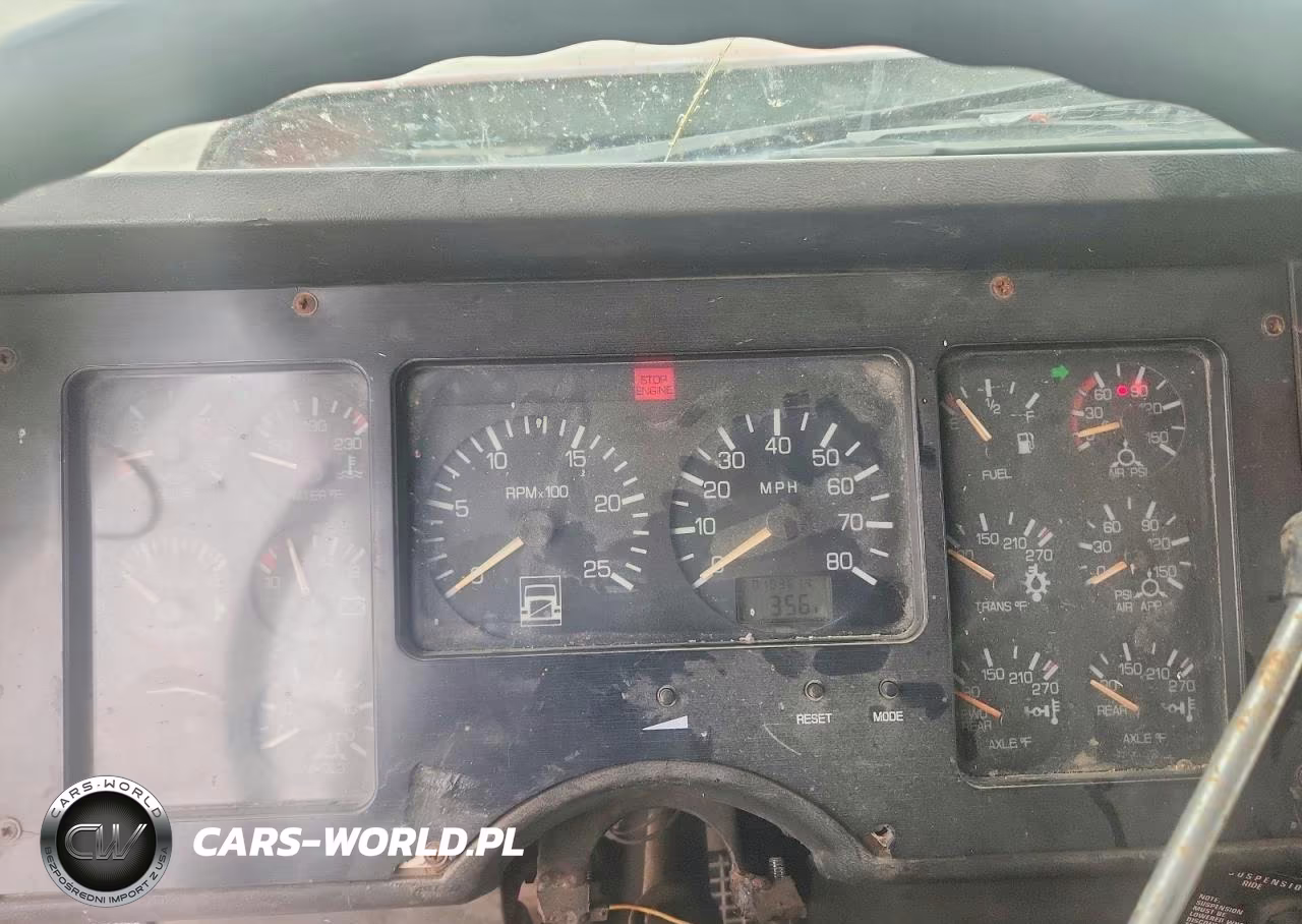 1992 White-GMC Aero Wia - Semi Truck VIN:4V1WDBRF9NN649664 - 9