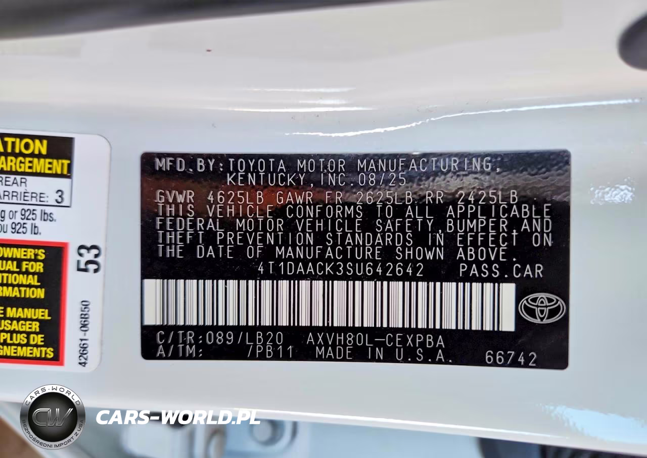2025 Toyota Camry Xse VIN:4T1DAACK3SU642642 - 12
