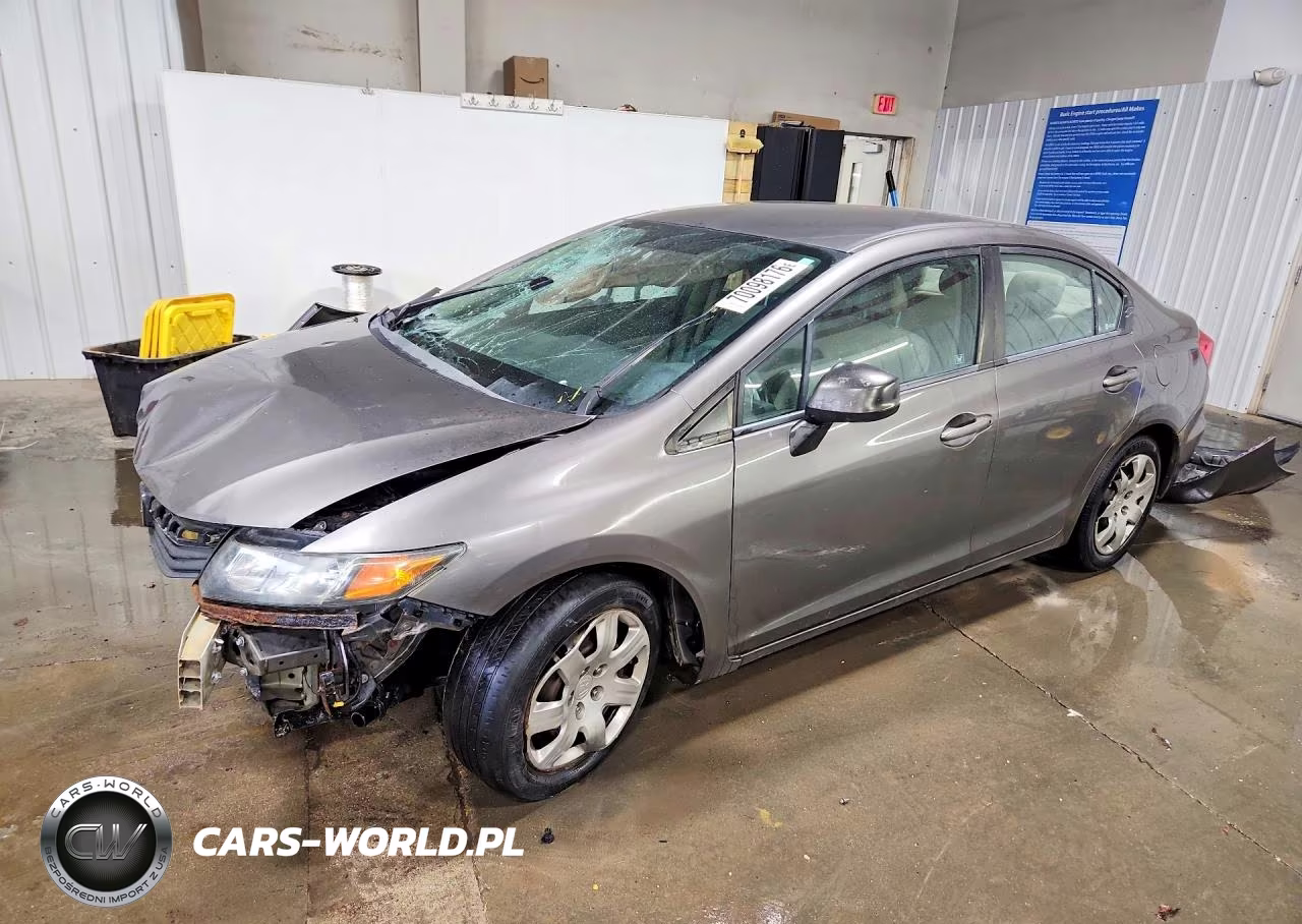 2012 Honda Civic Lx VIN:19XFB2F57CE065233 - 1