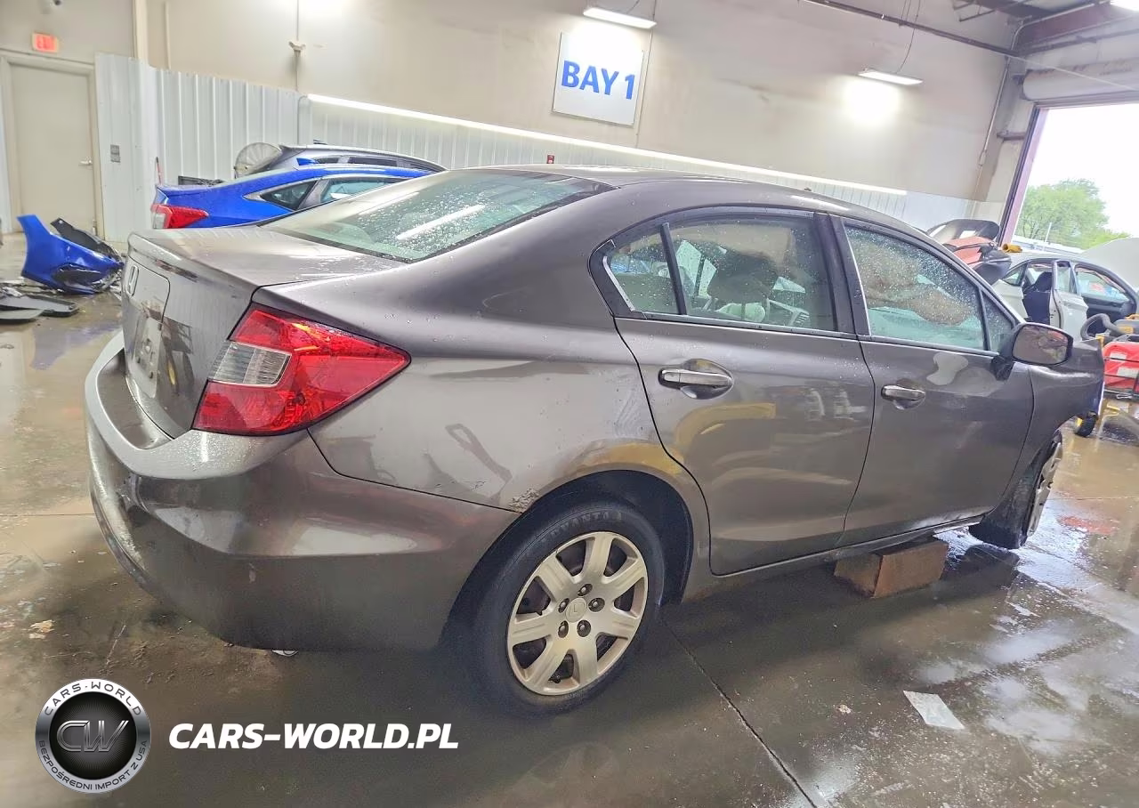 2012 Honda Civic Lx VIN:19XFB2F57CE065233 - 3