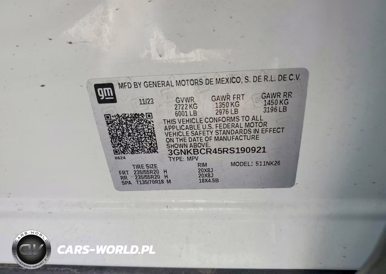 2024 Chevrolet Blazer 2Lt VIN:3GNKBCR45RS190921 - 12
