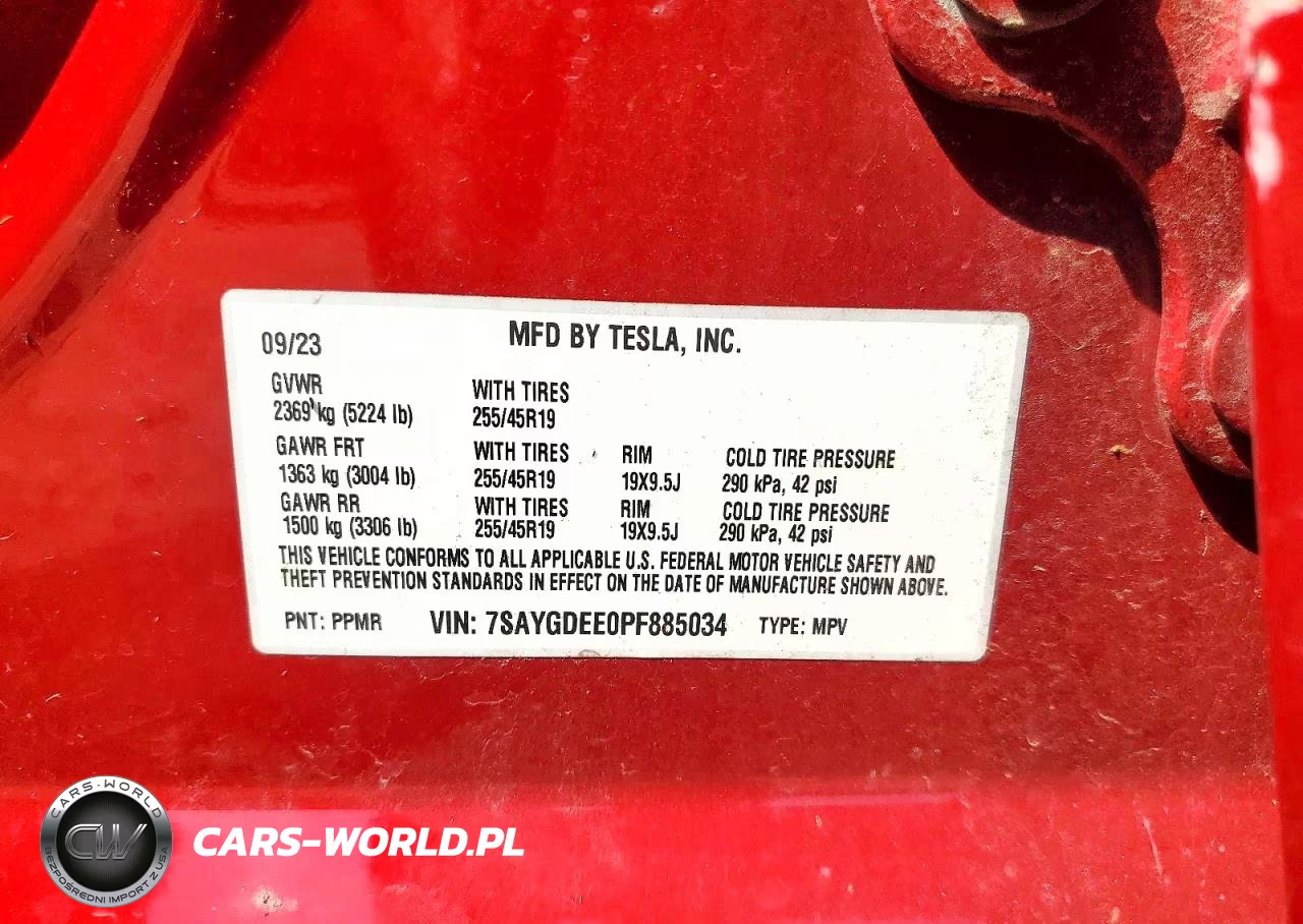 2023 Tesla Model Y VIN:7SAYGDEE0PF885034 - 12