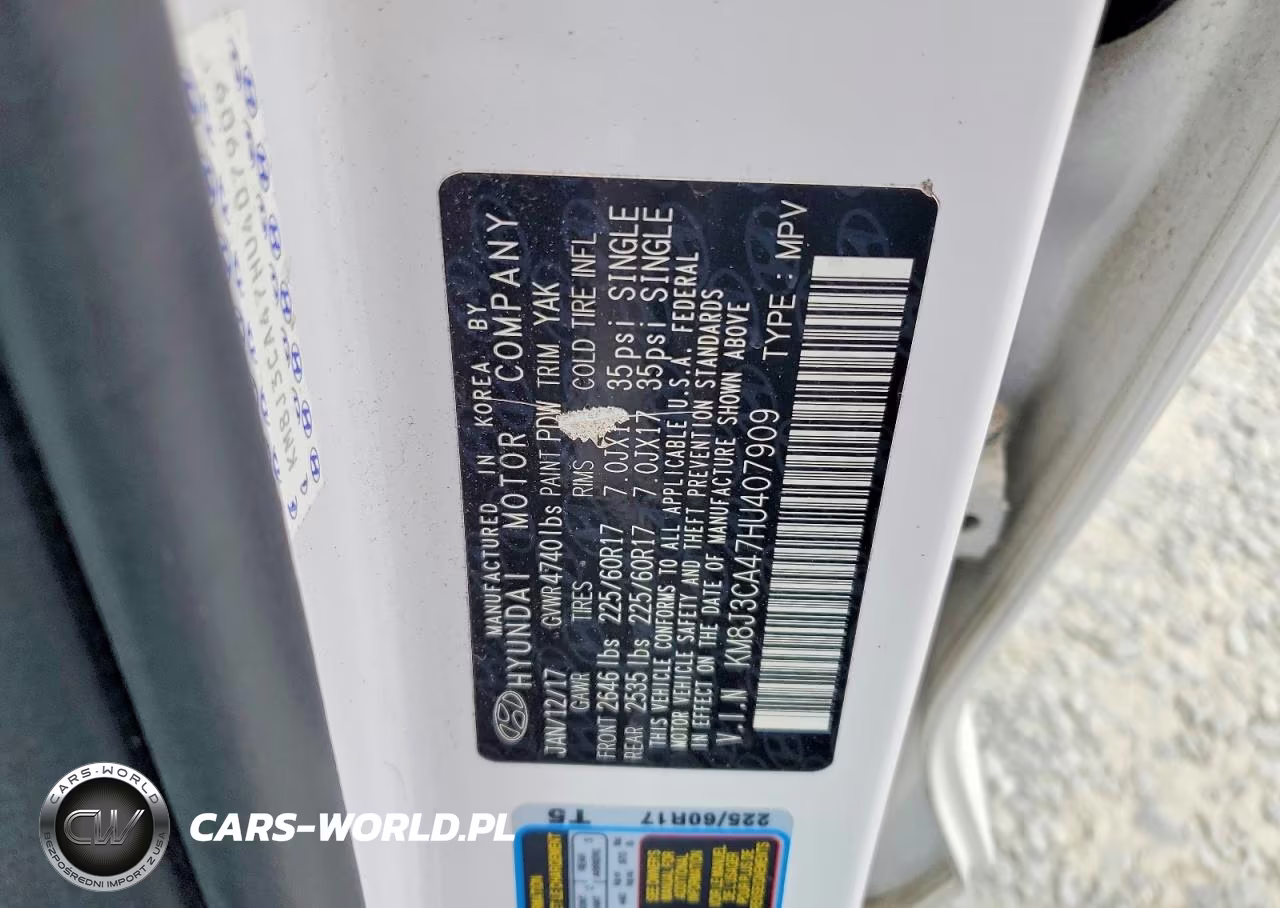 2017 Hyundai Tucson Se VIN:KM8J3CA47HU407909 - 13
