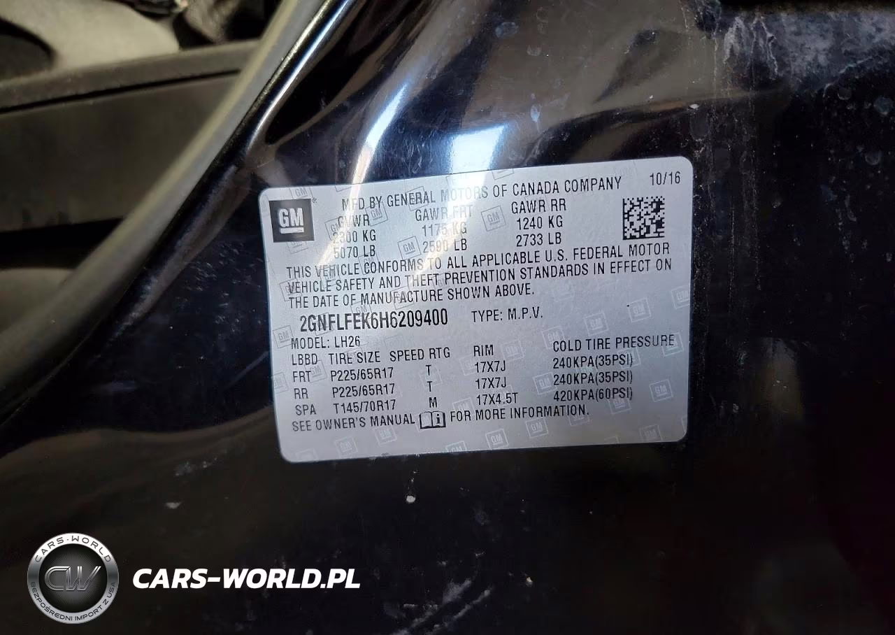 2017 Chevrolet Equinox Lt VIN:2GNFLFEK6H6209400 - 12