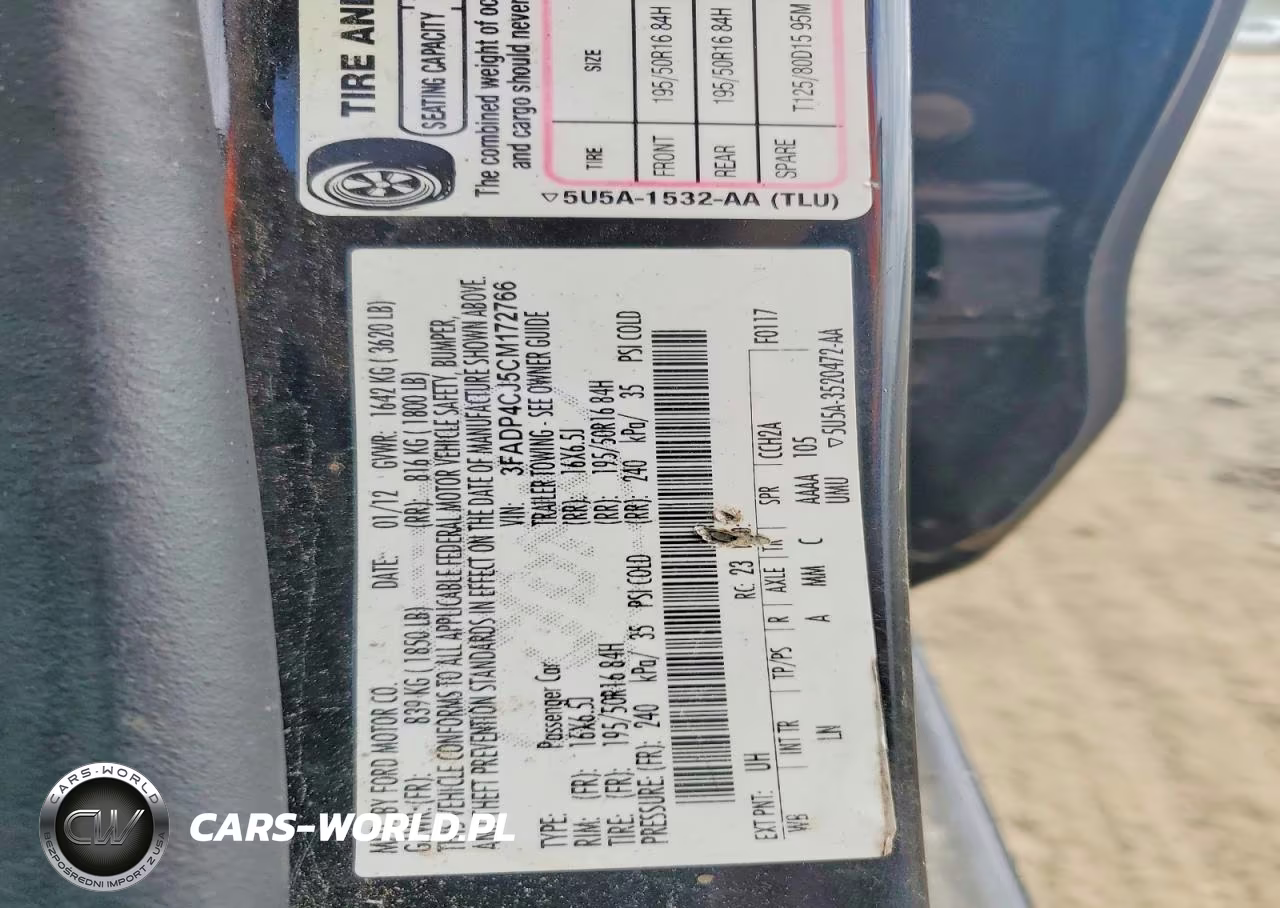 2012 Ford Fiesta Sel VIN:3FADP4CJ5CM172766 - 12
