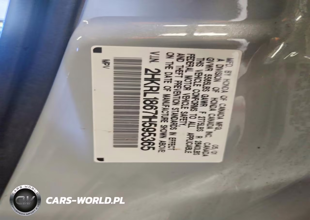 2001 Honda Odyssey Ex VIN:2HKRL18671H595365 - 14