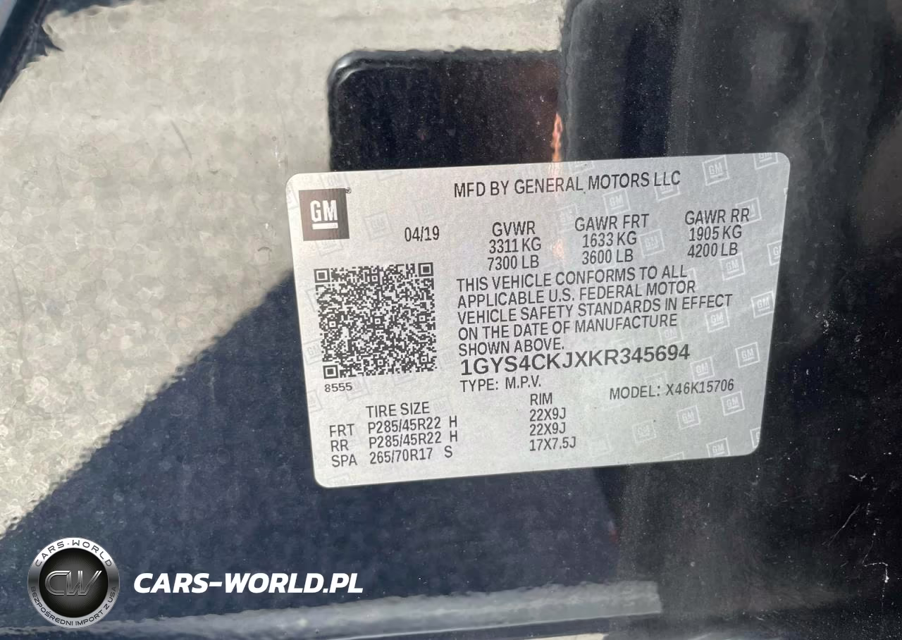 2019 Cadillac Escalade Premium Luxury VIN:1GYS4CKJXKR345694 - 10