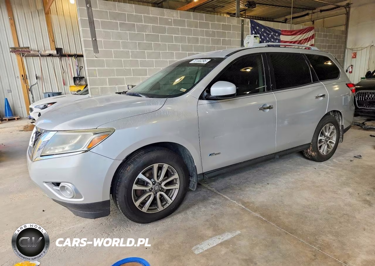 2014 Nissan Pathfinder Sv Hybrid VIN:5N1CR2MM1EC636732 - 1