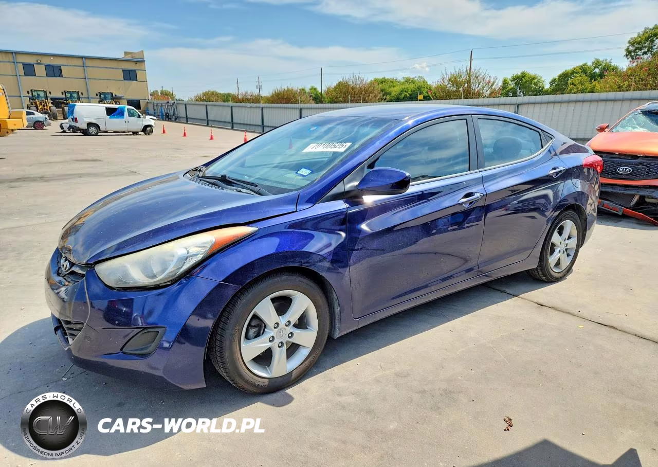 2013 Hyundai Elantra Gls VIN:5NPDH4AE3DH344460 - 1
