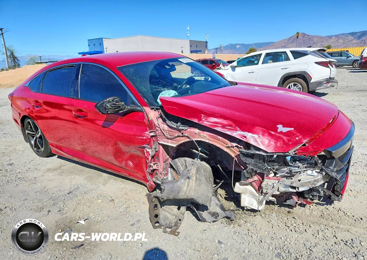 2018 Honda Accord Sport VIN:1HGCV1F38JA019320 - 4