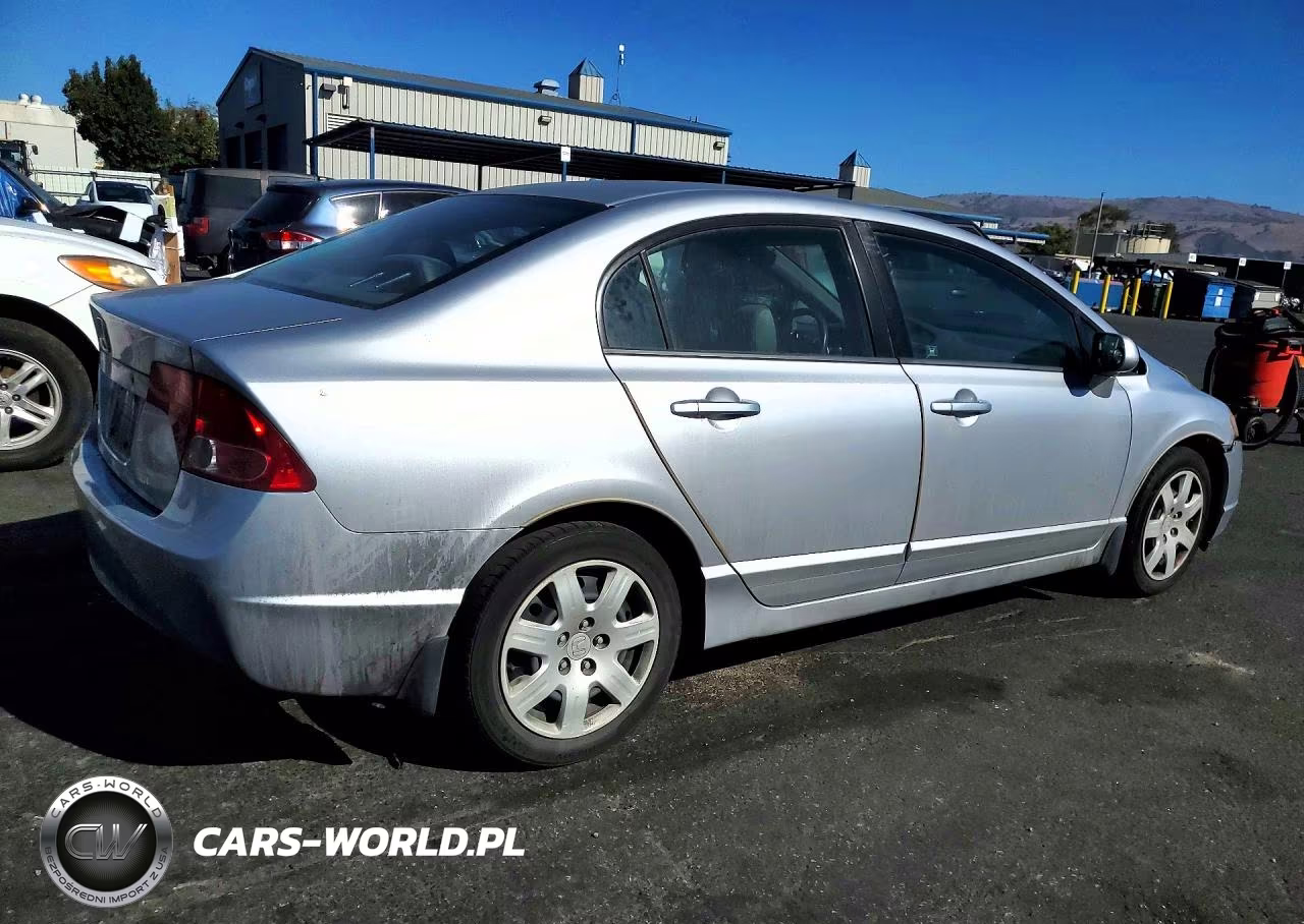 2007 Honda Civic Lx VIN:2HGFA16597H303365 - 3