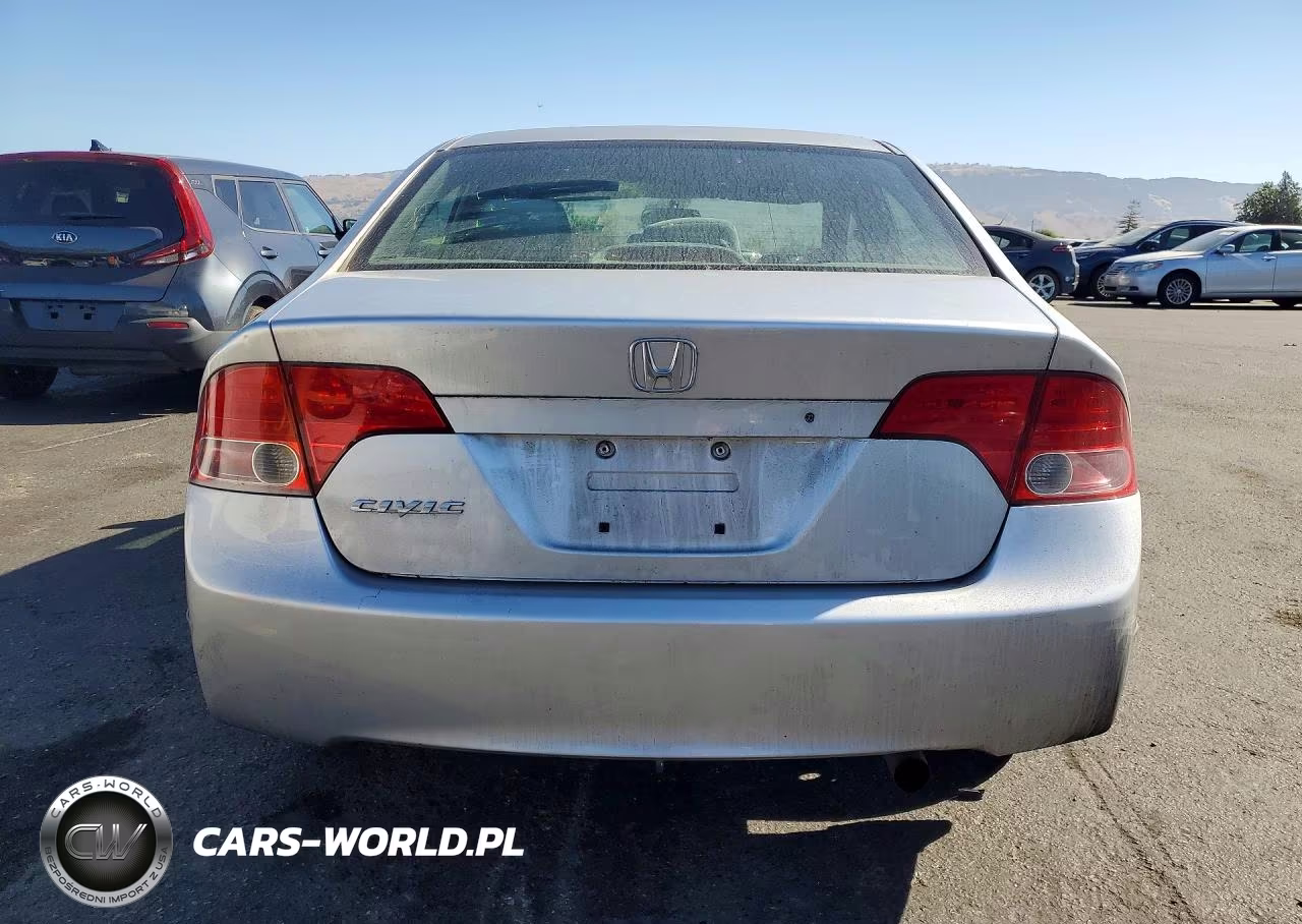 2007 Honda Civic Lx VIN:2HGFA16597H303365 - 6