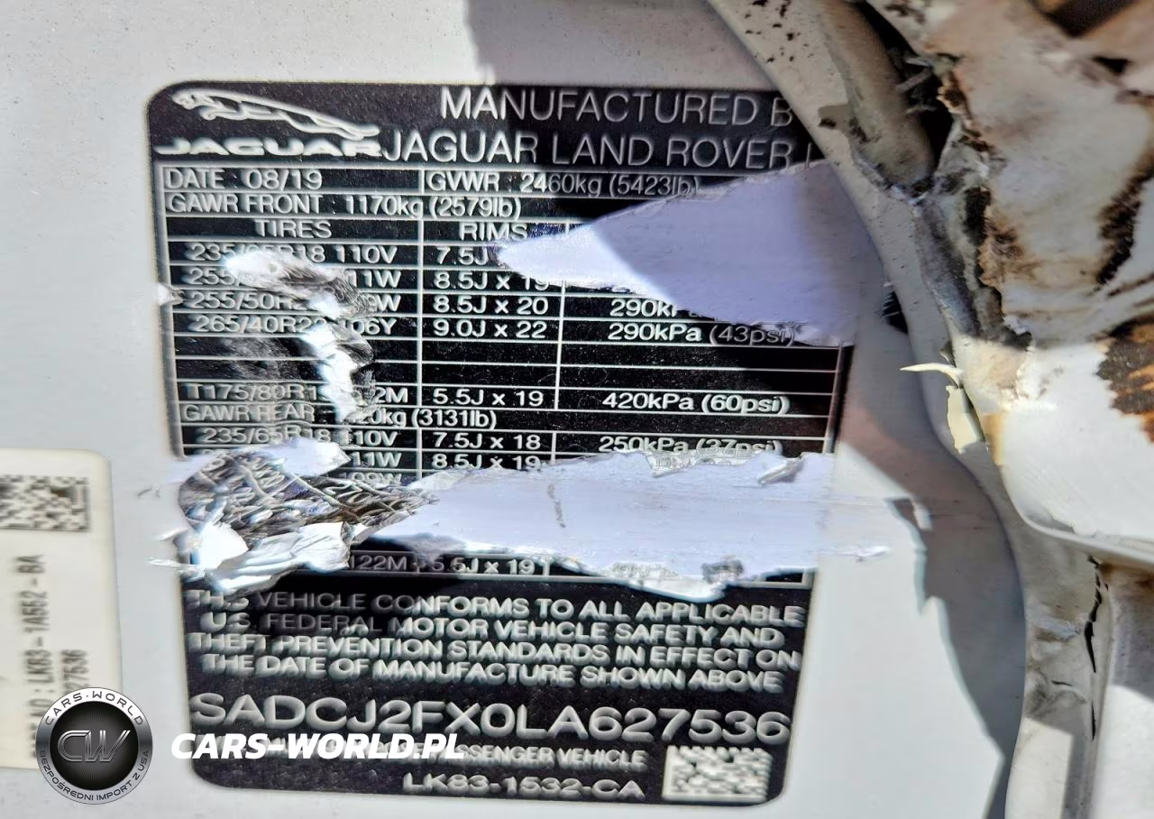 2020 Jaguar F-Pace Premium VIN:SADCJ2FX0LA627536 - 13