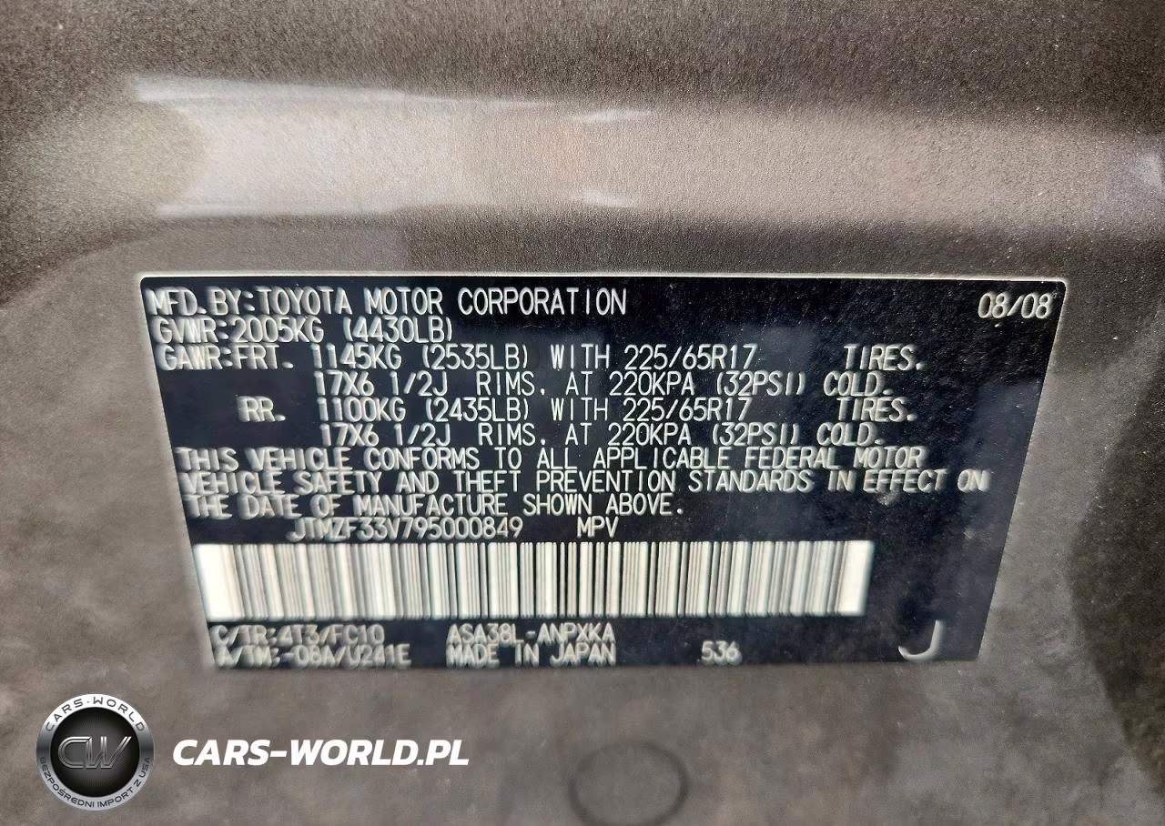2009 Toyota Rav4 Base VIN:JTMZF33V795000849 - 12