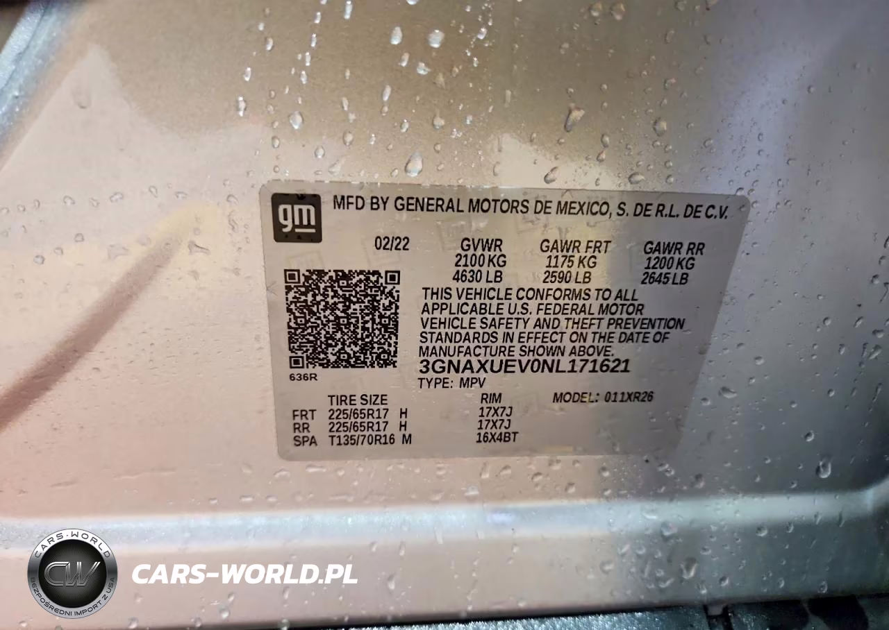 2022 Chevrolet Equinox Lt VIN:3GNAXUEV0NL171621 - 13