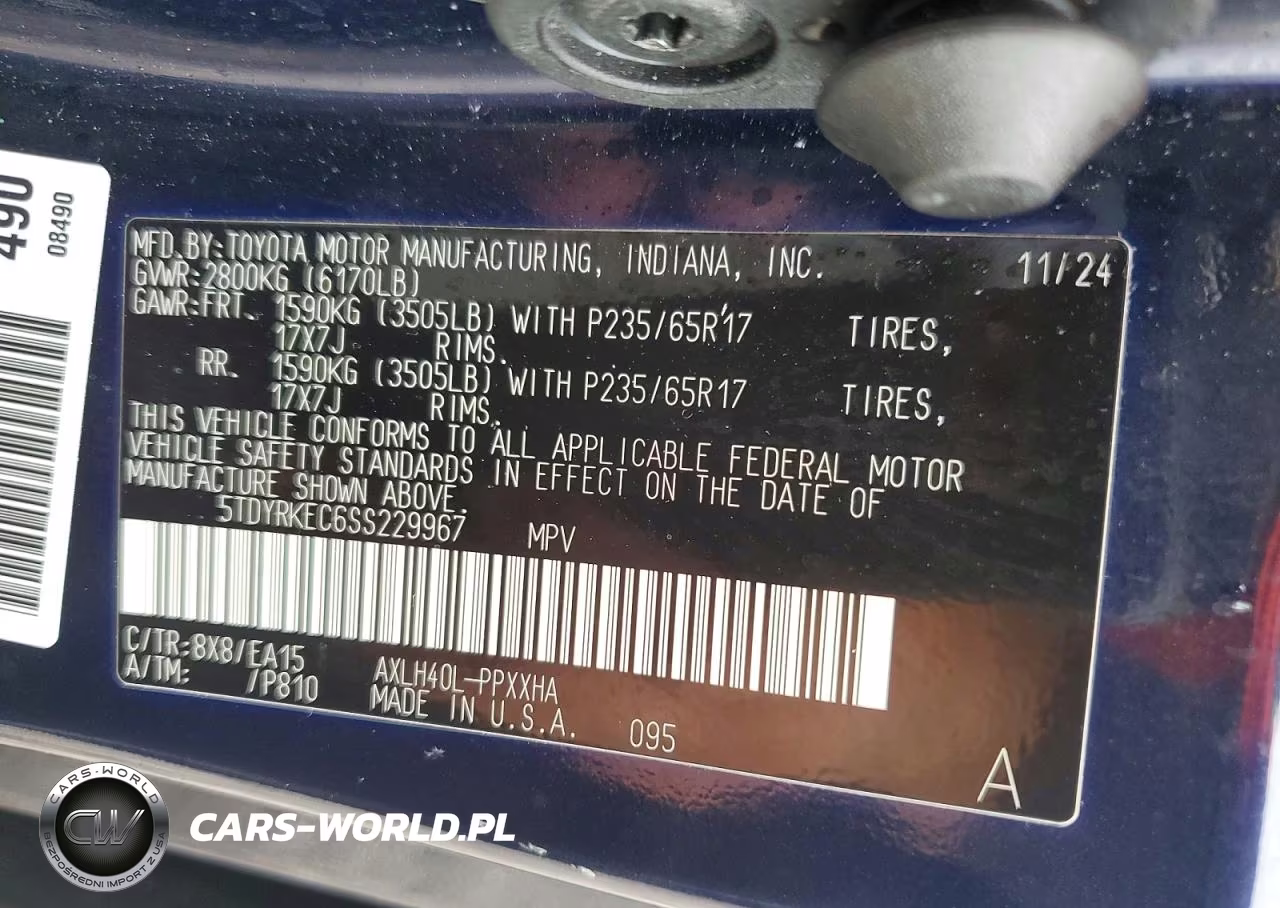 2025 Toyota Sienna Xle 8-Passenger VIN:5TDYRKEC6SS229967 - 13