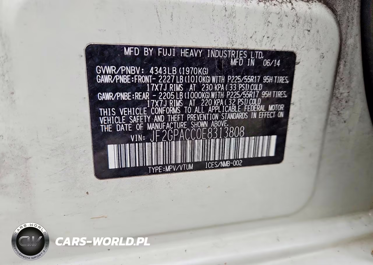 2014 Subaru Xv Crosstrek 2.0 Premium VIN:JF2GPACC0E8313808 - 13