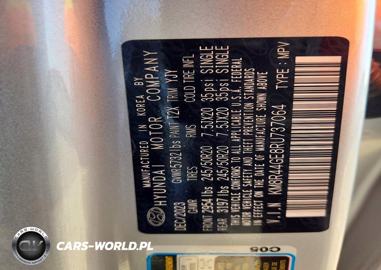 2024 Hyundai Palisade Sel Premium VIN:KM8R44GE8RU737064 - 13