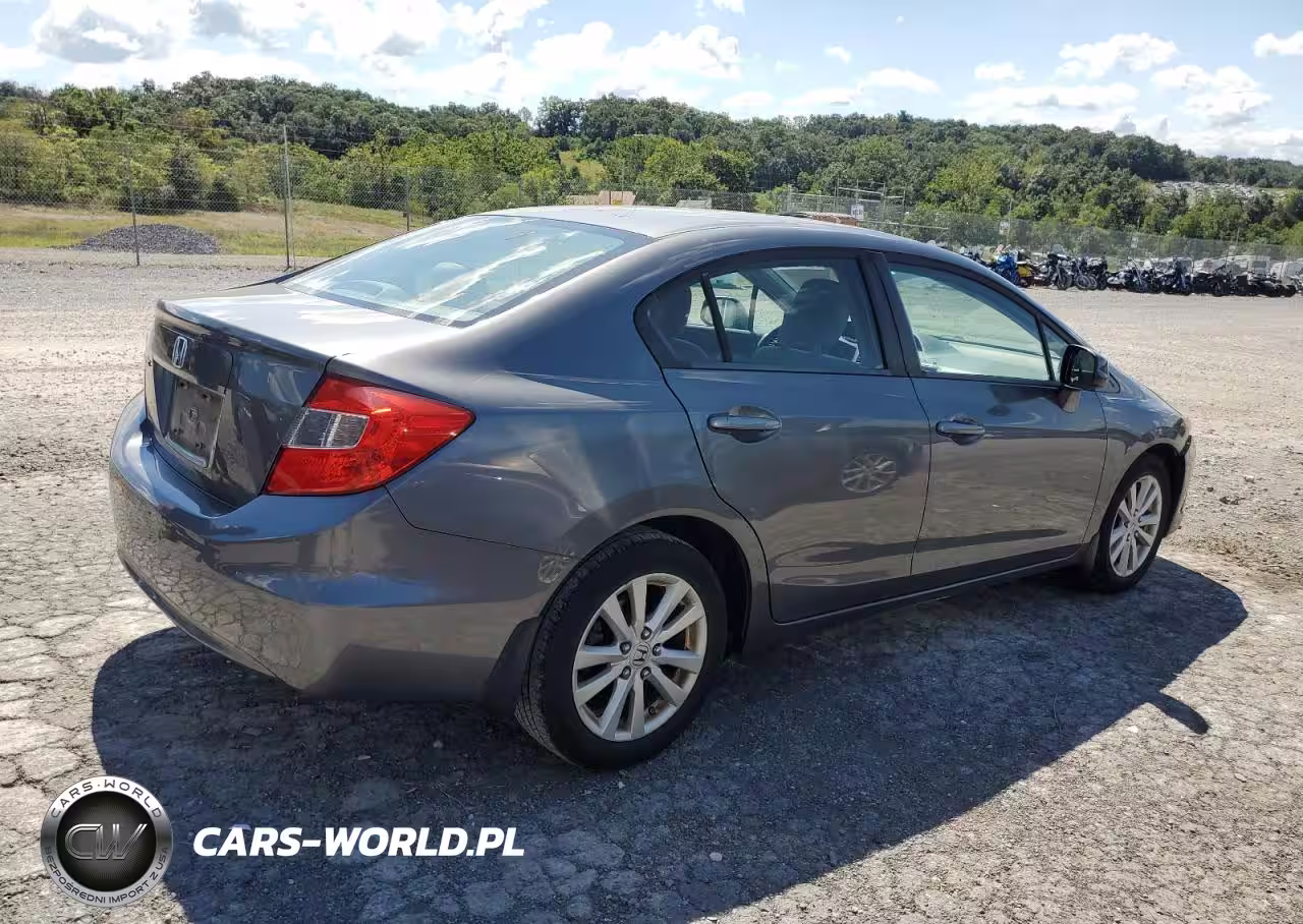2012 Honda Civic Ex VIN:19XFB2F89CE368637 - 3