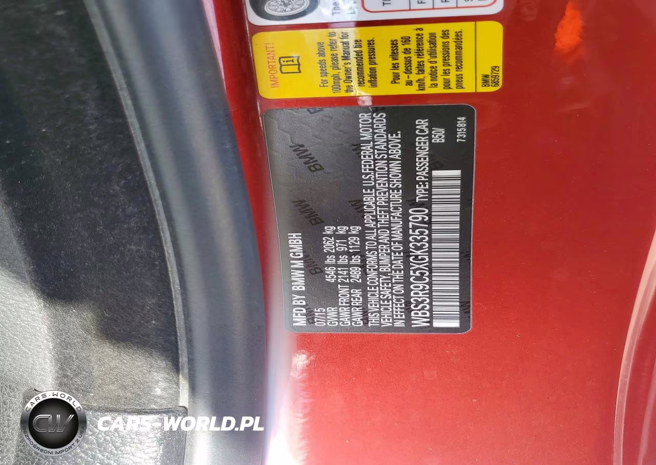 2016 BMW M4 VIN:WBS3R9C5XGK335790 - 13
