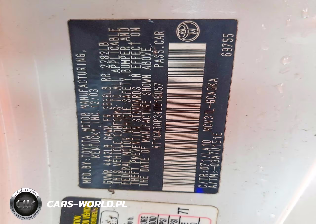 2004 Toyota Camry Solara Sle V6 VIN:4T1CA30P34U018057 - 13
