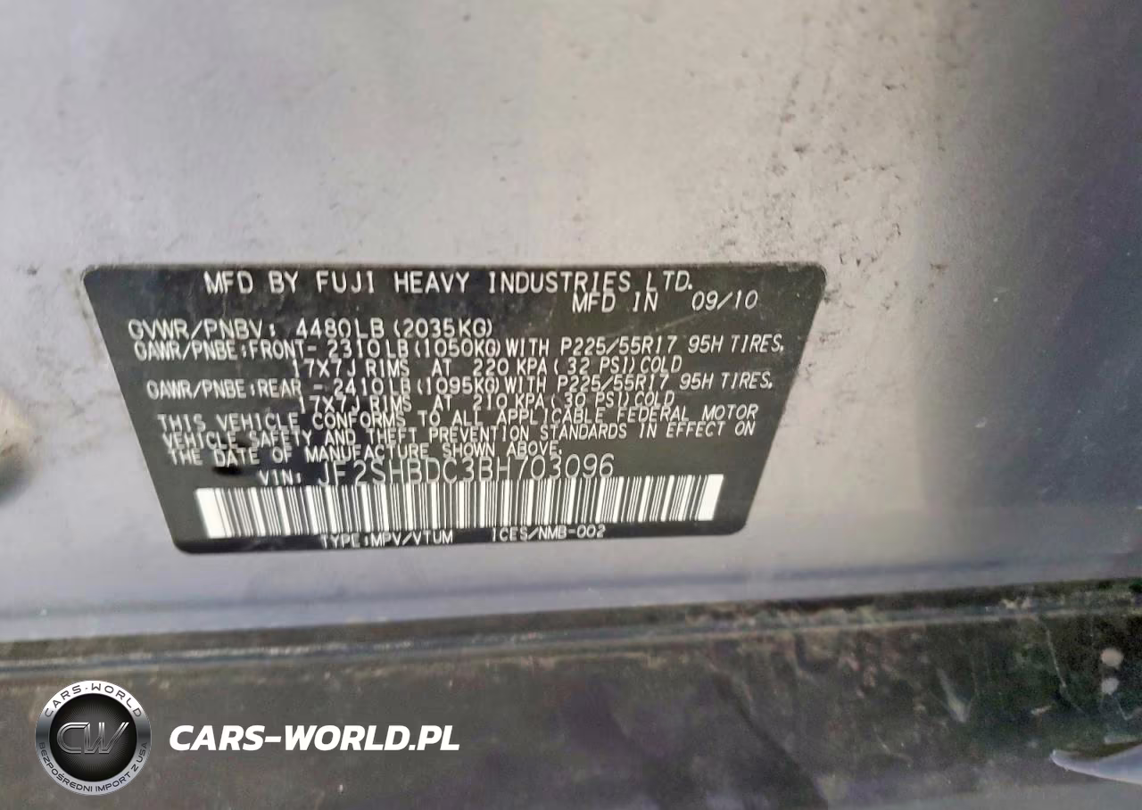 2011 Subaru Forester 2.5X Premium VIN:JF2SHBDC3BH703096 - 13