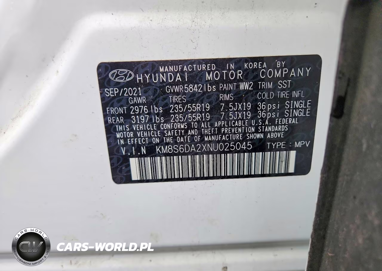 2022 Hyundai Santa Fe Sel VIN:KM8S6DA2XNU025045 - 13