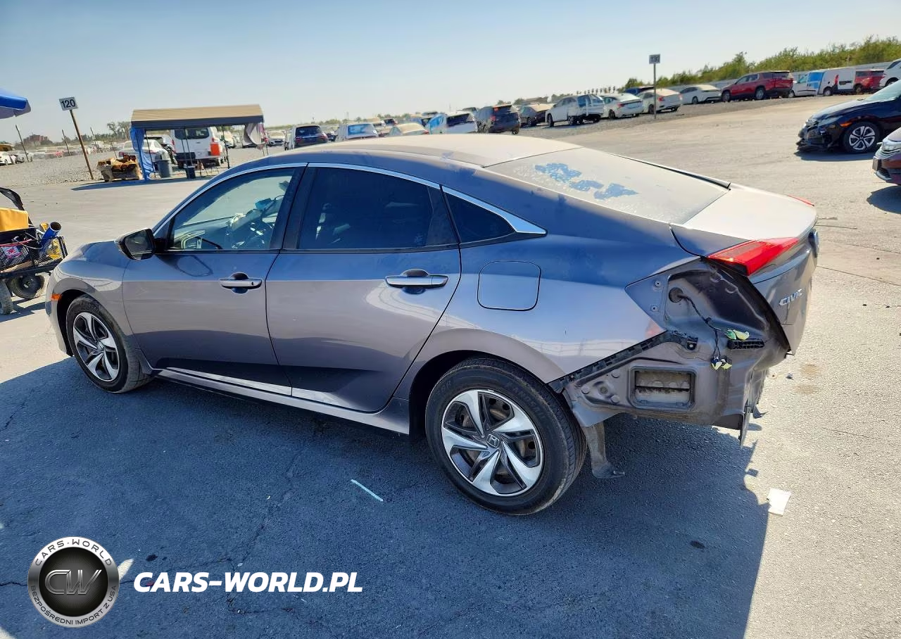 2019 Honda Civic Lx VIN:19XFC2F6XKE213735 - 2