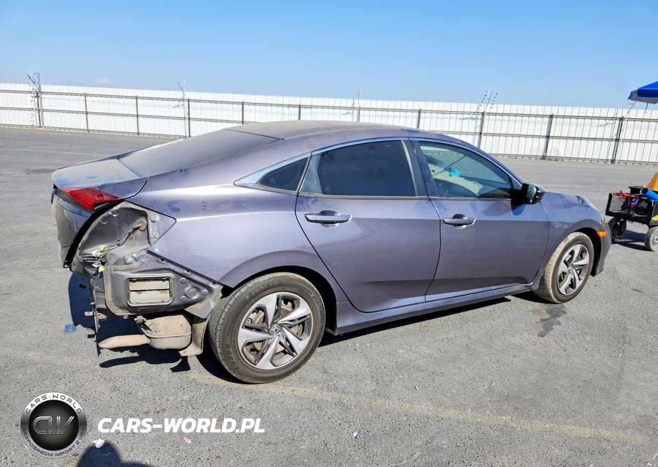 2019 Honda Civic Lx VIN:19XFC2F6XKE213735 - 3