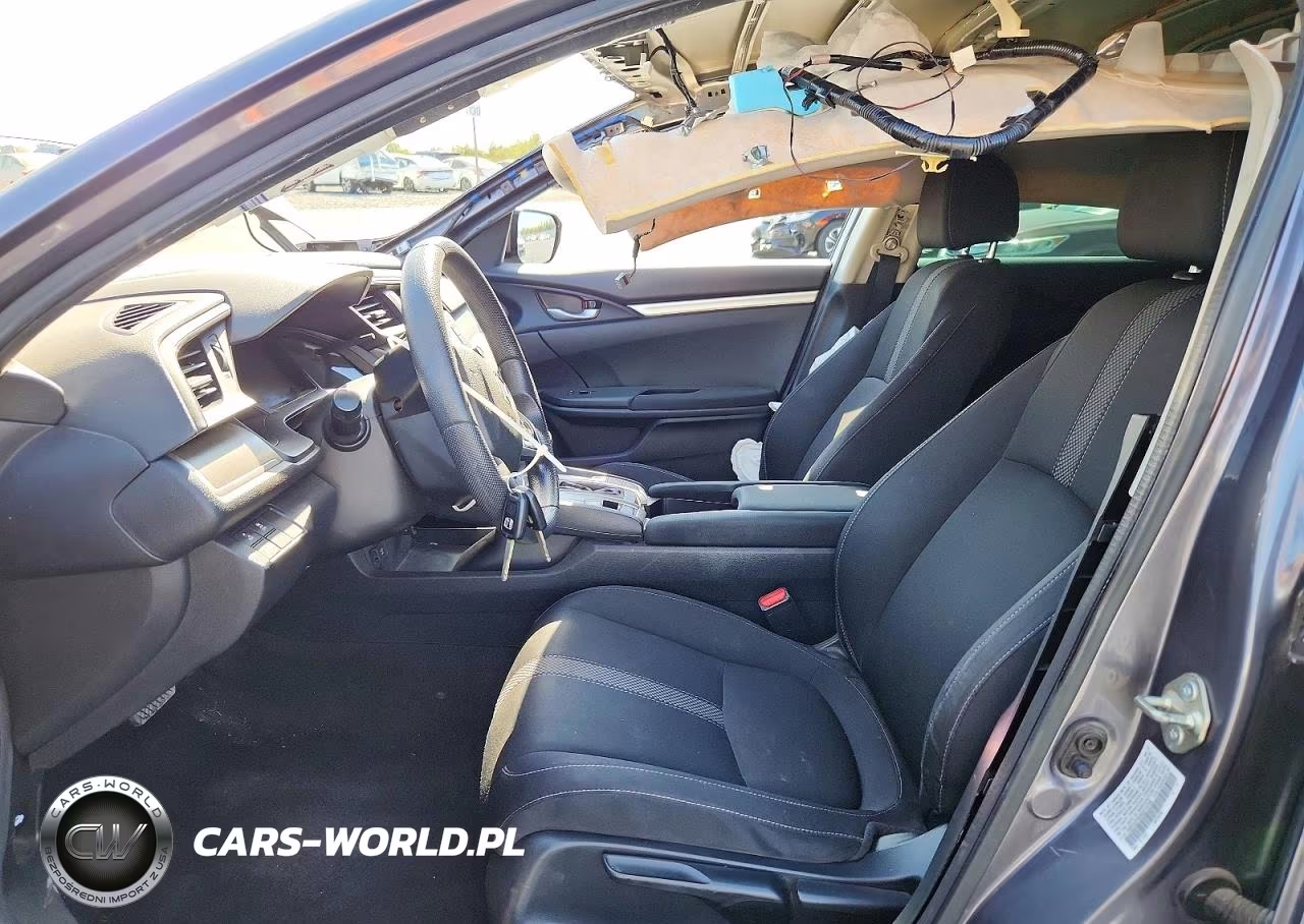 2019 Honda Civic Lx VIN:19XFC2F6XKE213735 - 7