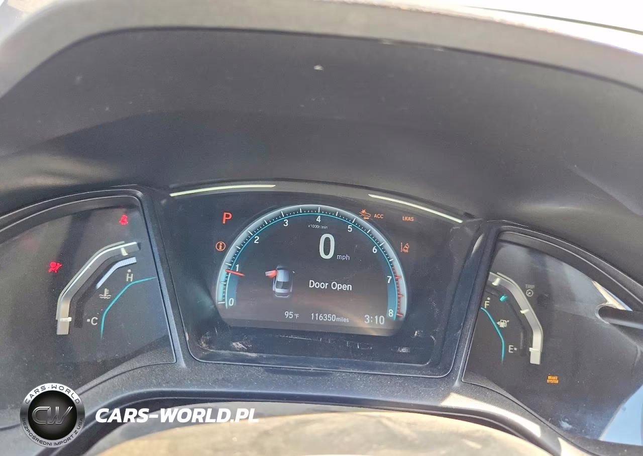 2019 Honda Civic Lx VIN:19XFC2F6XKE213735 - 9