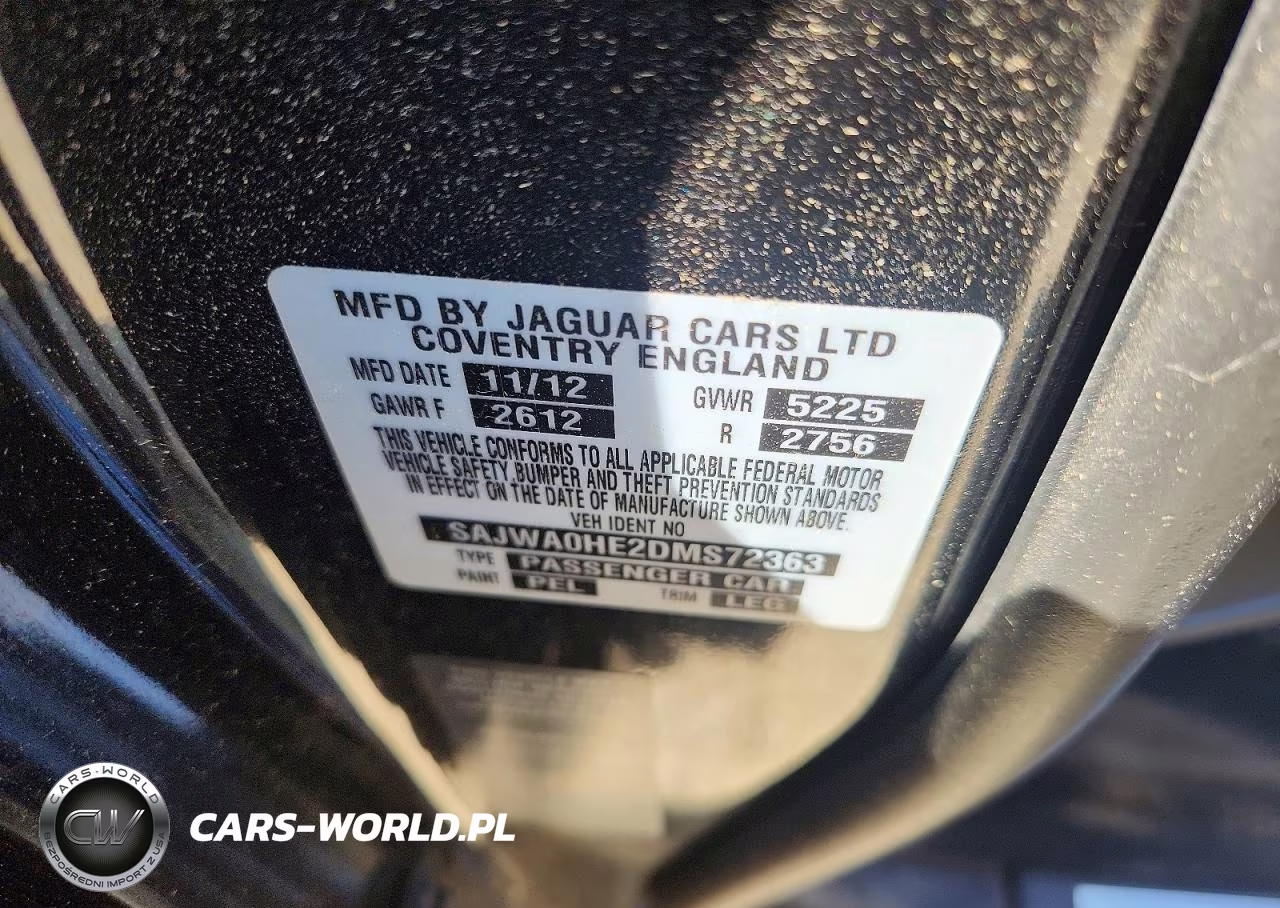 2013 Jaguar Xf Supercharged VIN:SAJWA0HE2DMS72363 - 14