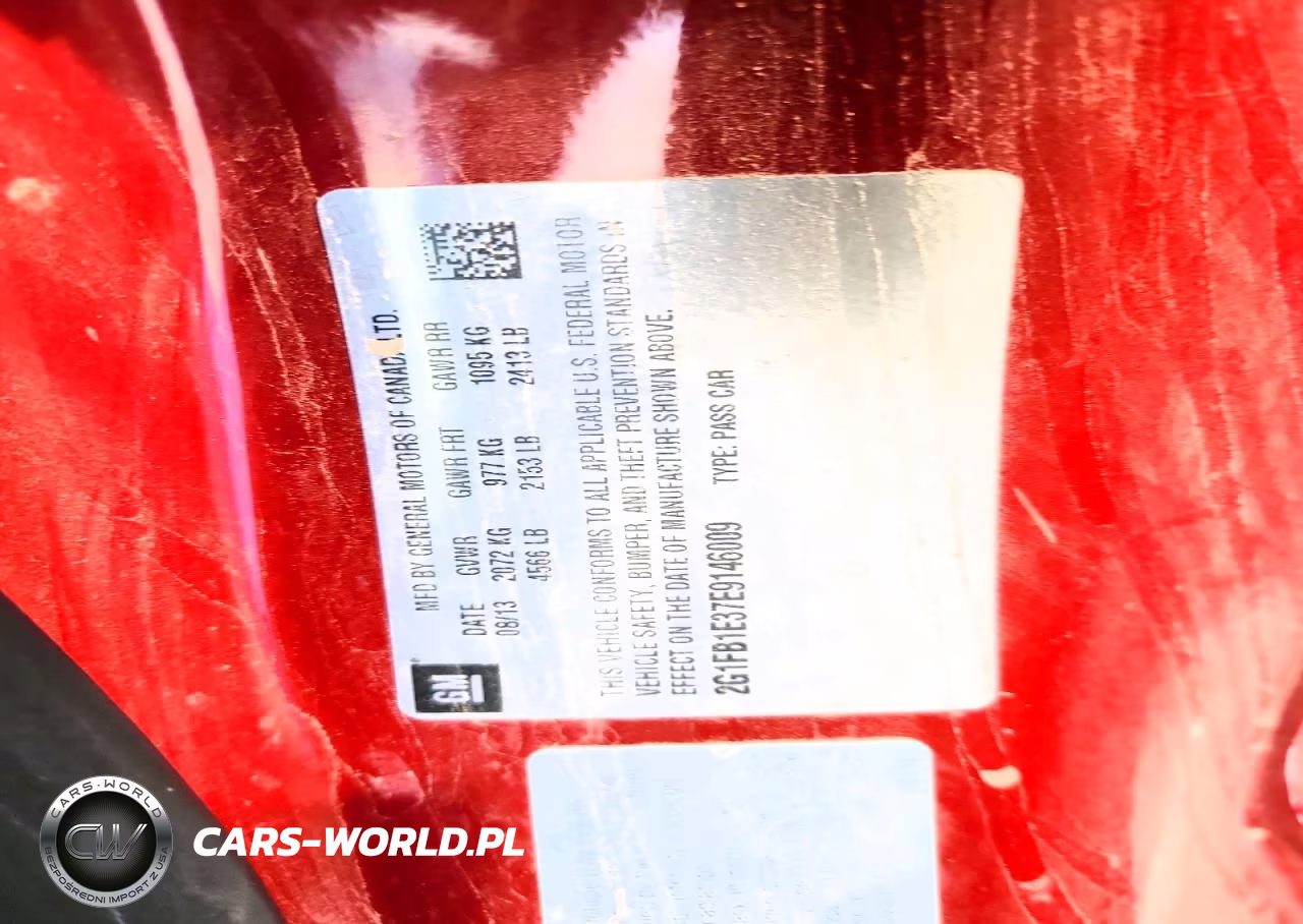 2014 Chevrolet Camaro Lt VIN:2G1FB1E37E9146009 - 12