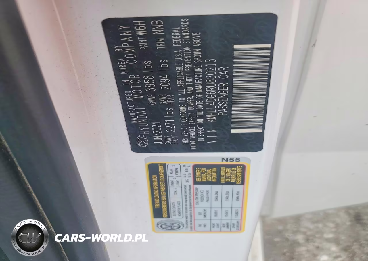 2024 Hyundai Elantra Se VIN:KMHLL4DG6RU830213 - 12