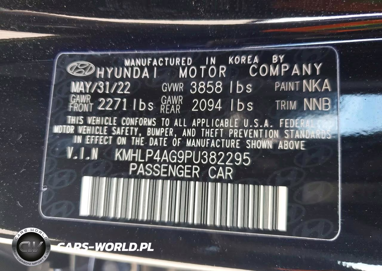 2023 Hyundai Elantra Limited VIN:KMHLP4AG9PU382295 - 13