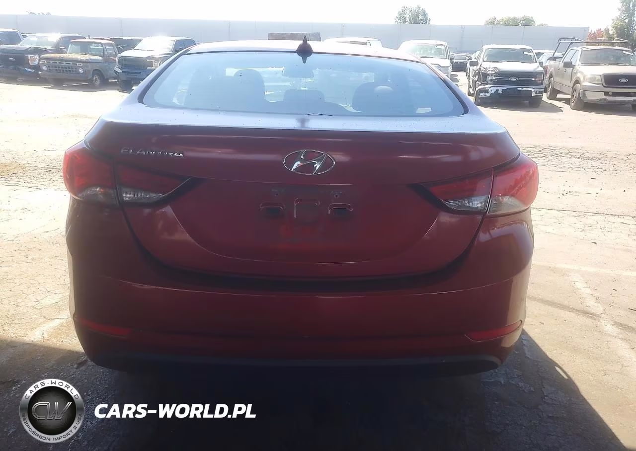 2016 Hyundai Elantra Se VIN:5NPDH4AE9GH739599 - 6