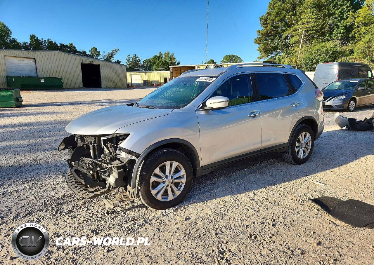 2016 Nissan Rogue Sv VIN:KNMAT2MV8GP695181 - 1