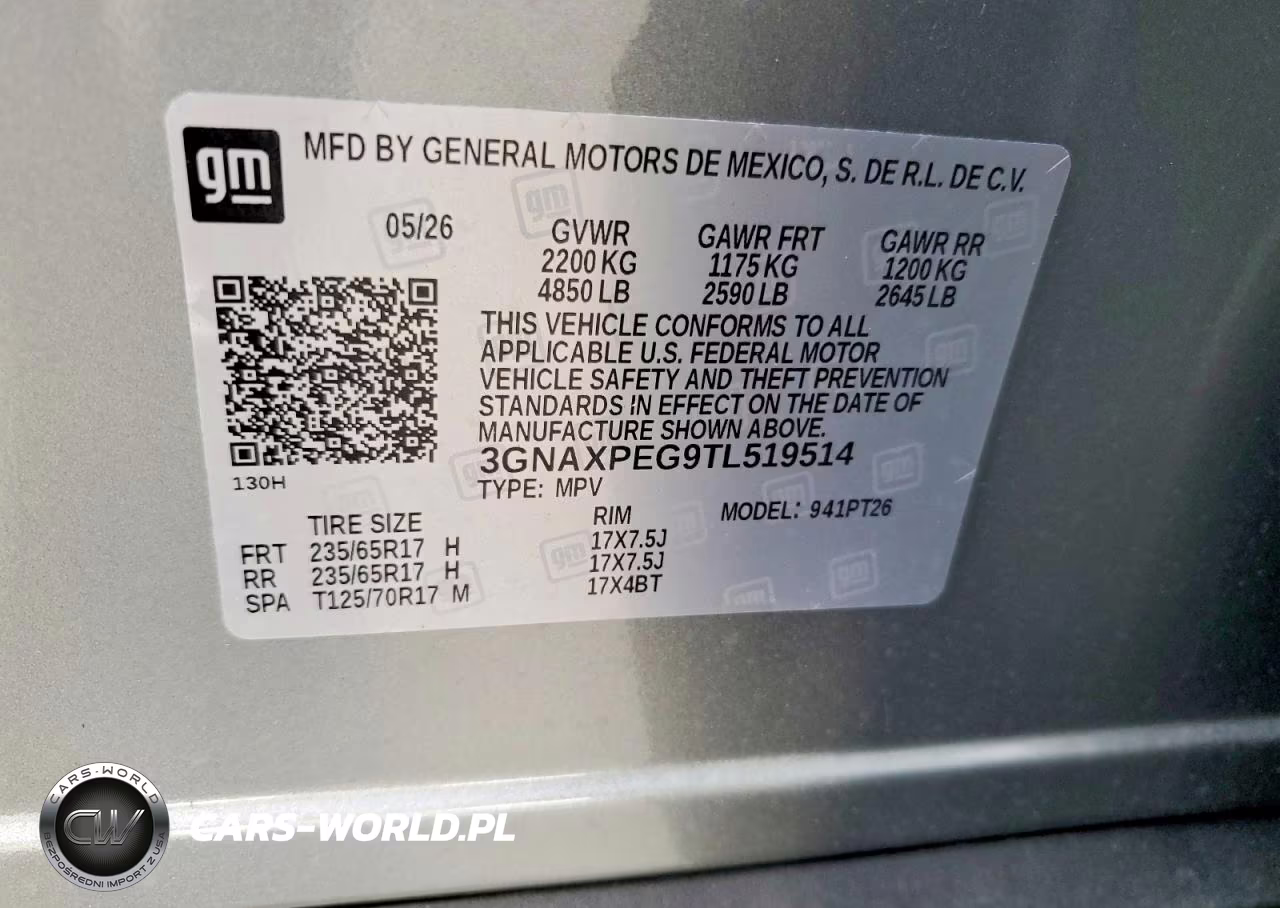 2026 Chevrolet Equinox Lt VIN:3GNAXPEG9TL519514 - 13