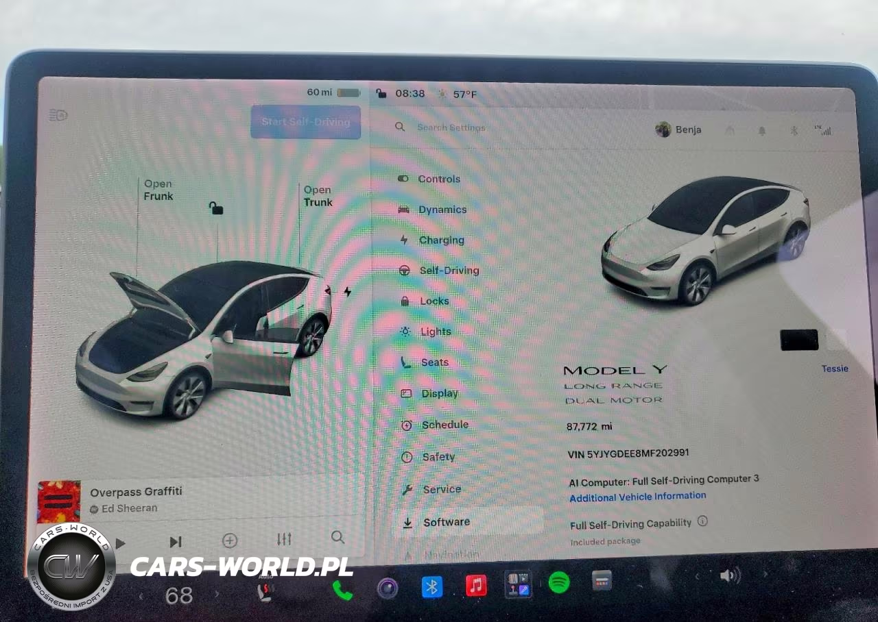2021 Tesla Model Y VIN:5YJYGDEE8MF202991 - 9