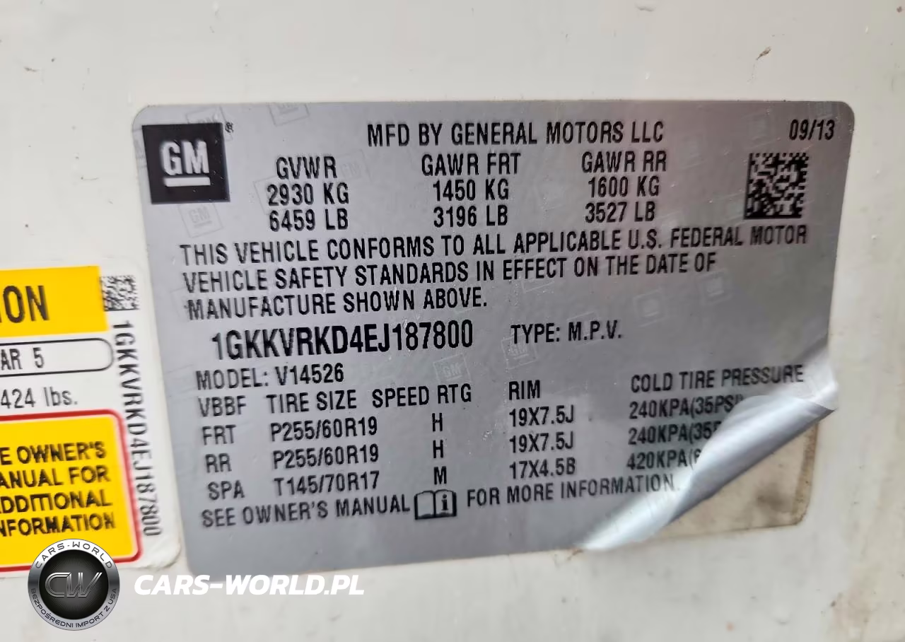 2014 GMC Acadia Slt-1 VIN:1GKKVRKD4EJ187800 - 12