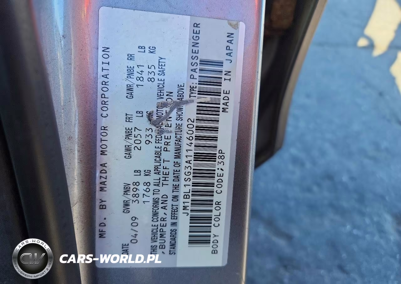 2010 Mazda 3 I VIN:JM1BL1SG3A1146002 - 12