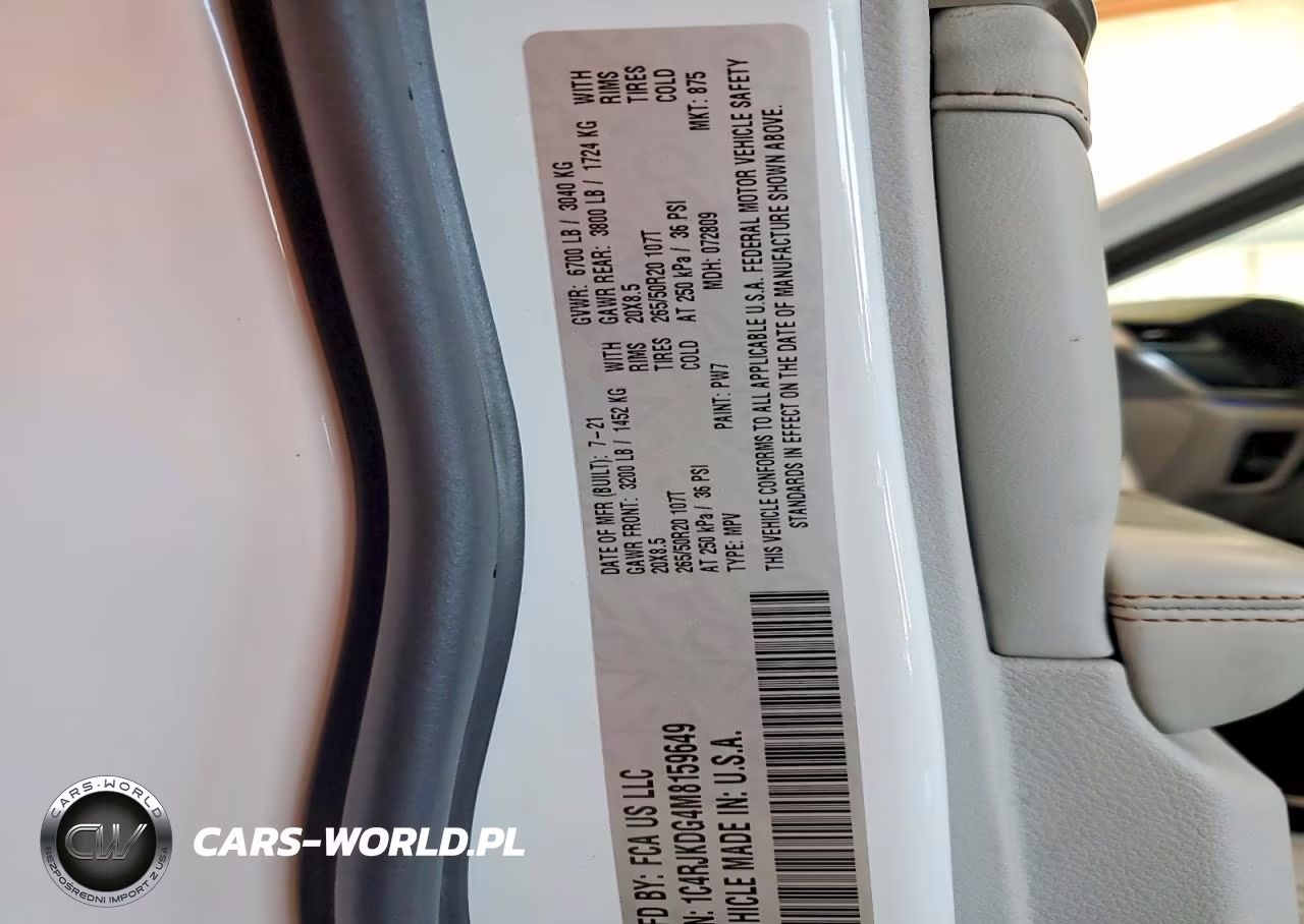 2021 Jeep Grand Cherokee L Overland VIN:1C4RJKDG4M8159649 - 13