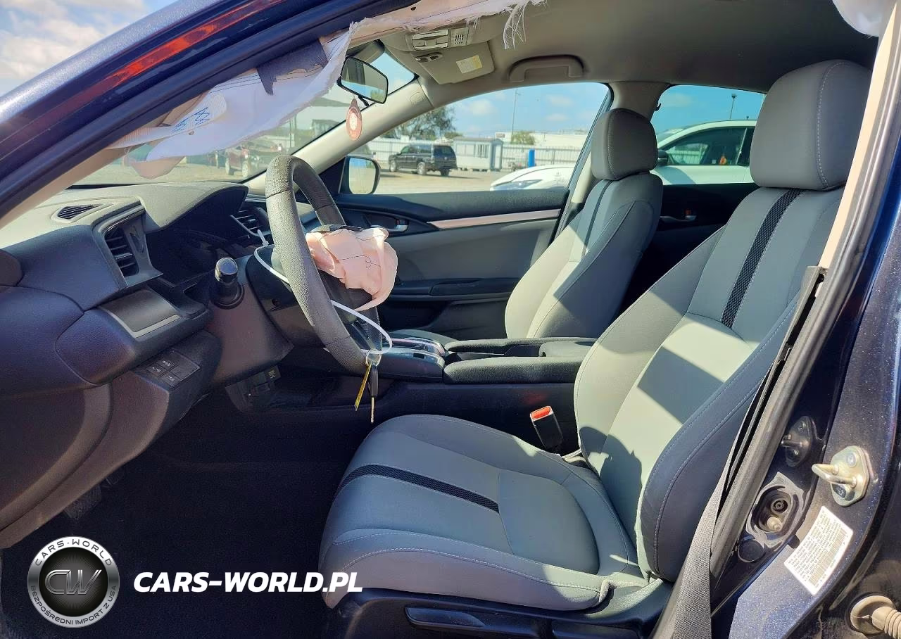 2019 Honda Civic Lx VIN:19XFC2F6XKE050357 - 7