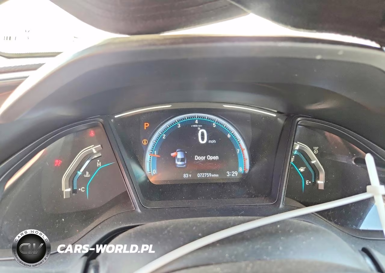 2019 Honda Civic Lx VIN:19XFC2F6XKE050357 - 9