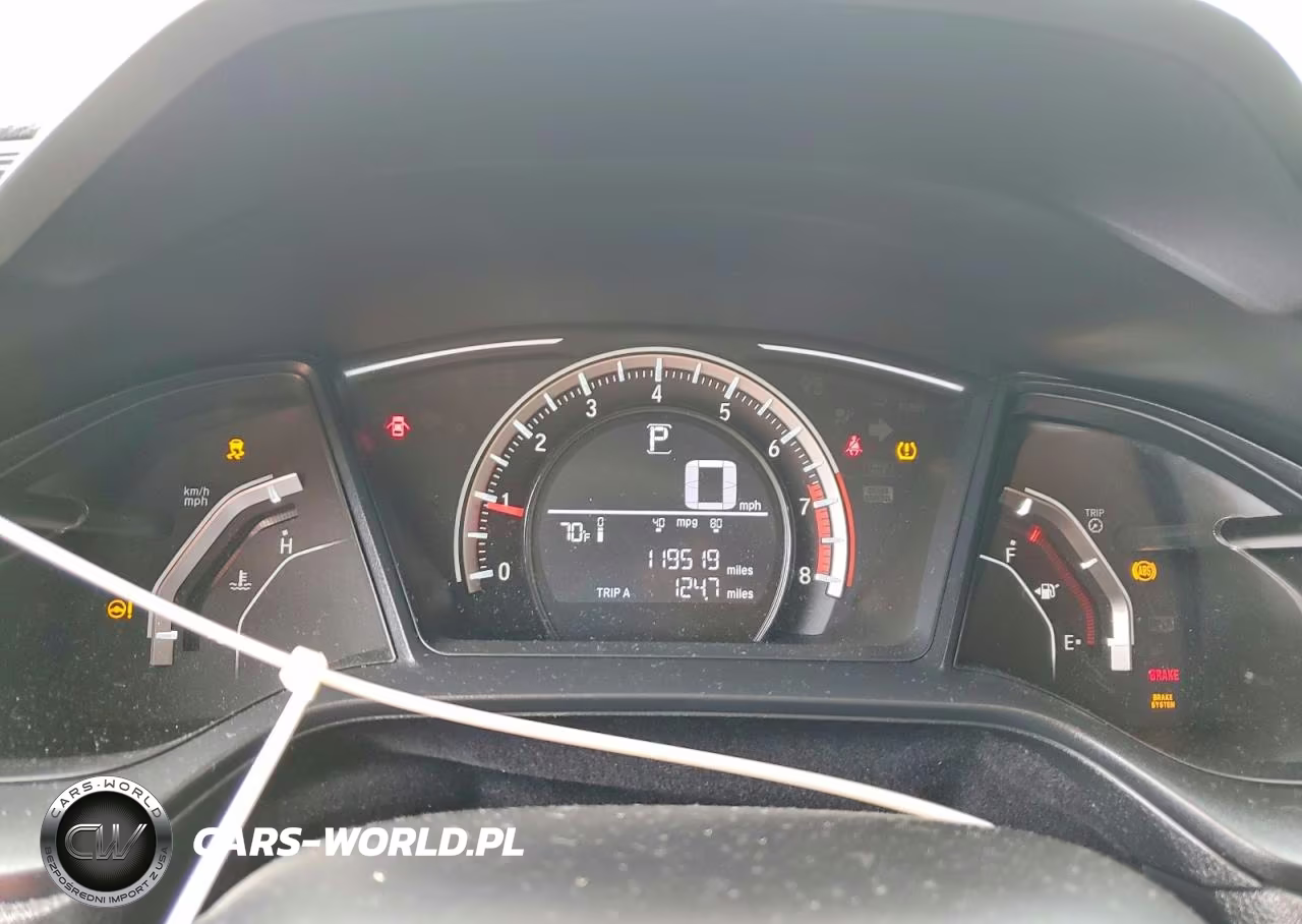 2017 Honda Civic Lx VIN:19XFC2F58HE219243 - 9