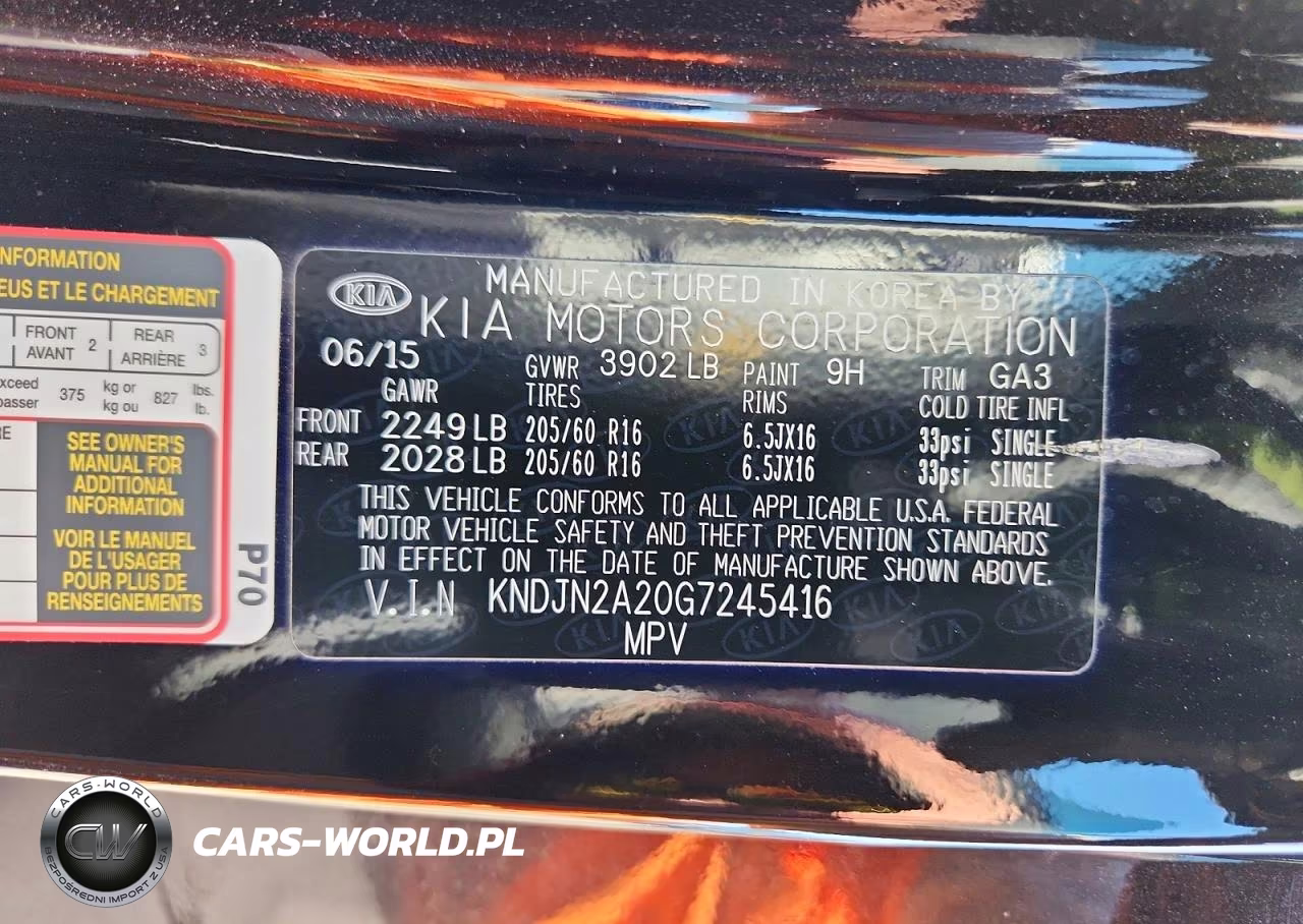 2016 Kia Soul Base VIN:KNDJN2A20G7245416 - 12