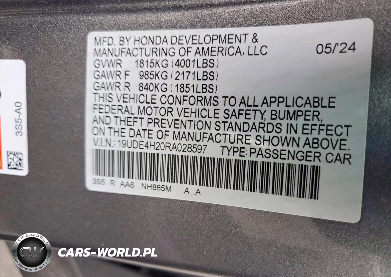 2024 Acura Integra VIN:19UDE4H20RA028597 - 13