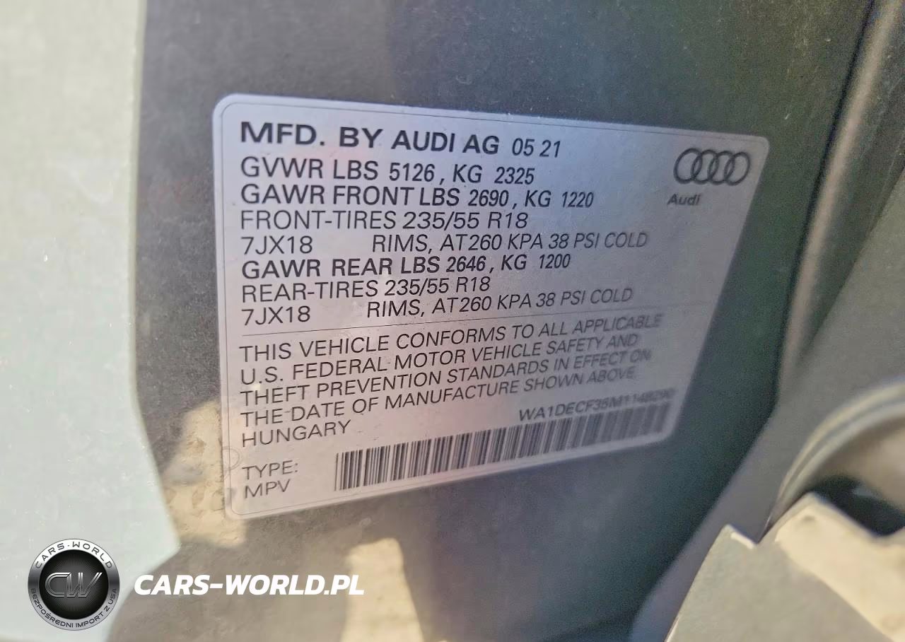 2021 Audi Q3 Premium S Line 45 VIN:WA1DECF35M1148290 - 14