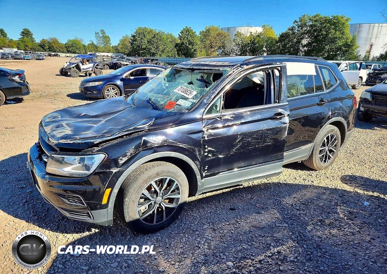 2021 Volkswagen Tiguan 2.0T Se-2.0T Se R-Line Black-2.0T Sel VIN:3VV2B7AX6MM030700 - 1
